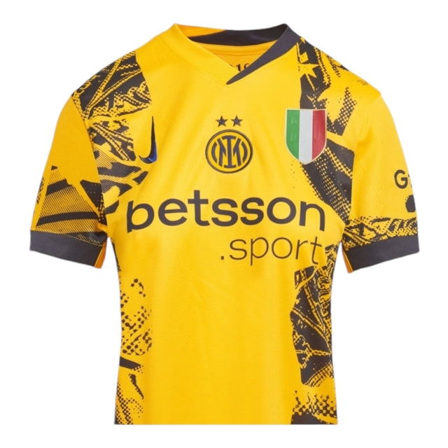 Camisa Inter de Milão III 24/25 -  Nike Feminina - Amarela com detalhes em azul