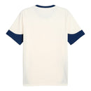 Camisa Seleção Portugal Treino 25/26 - Torcedor Puma Masculina - Branca com detalhes em azul