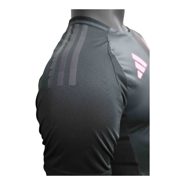 Camisa Inter Miami II 25/26 - Jogador Adidas Masculina - Preta com detalhes em rosa