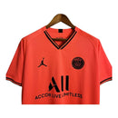 Camisa Retrô Paris Saint-Germain II 2019/20 - Masculina Jordan - Laranja com detalhes em preto
