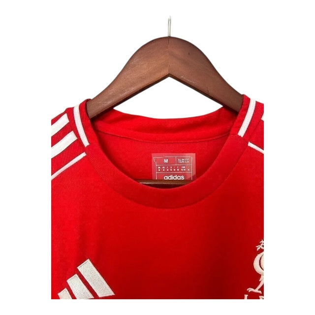 Camisa Liverpool I 25/26 - Torcedor Adidas Masculina - Vermelha com detalhes em branco