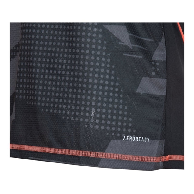 Camisa Internacional Goleiro I 25/26 - Torcedor Adidas Masculina - Preta com detalhes em laranja e amarelo