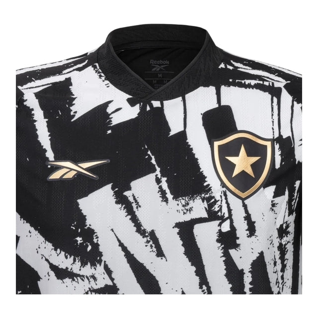 Camisa Botafogo Fourth 25/26 - Torcedor Reebok Masculina - Preta com detalhes em branco