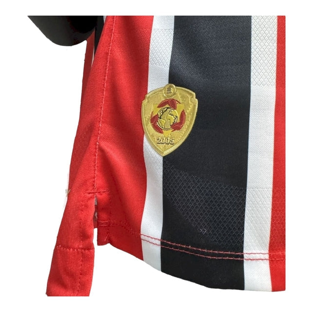 Camisa São Paulo II 25/26 - Jogador New Balance Masculina - Vermelha e preta