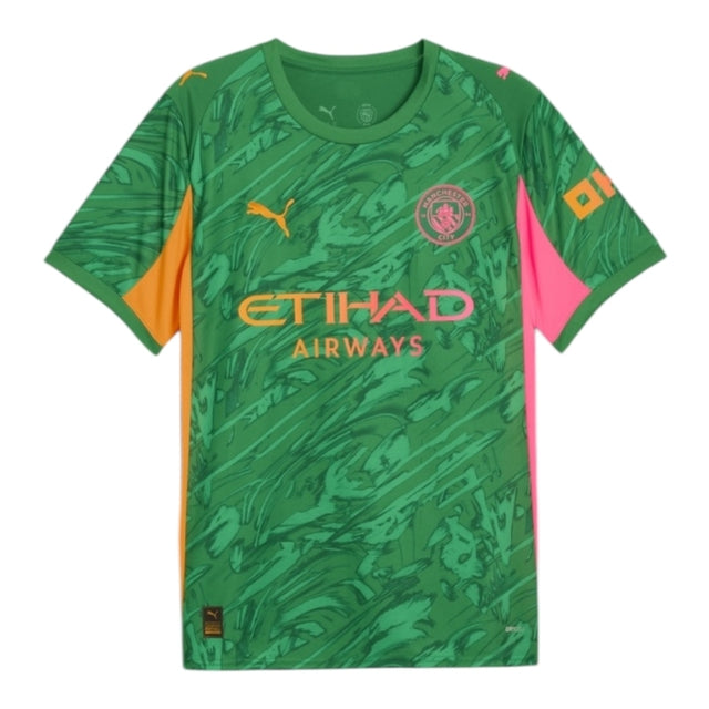 Camisa Manchester City Goleiro I 25/26 - Torcedor Puma Masculina - Verde