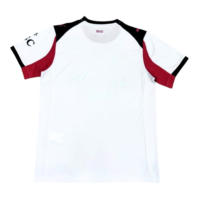 Camisa AC Milan II 25/26 - Torcedor Puma Masculina - Branca com detalhes em vermelho e preto