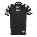 Camisa Botafogo Pré-jogo 25/26 - Torcedor Reebok Masculina - Preta com detalhes em branco