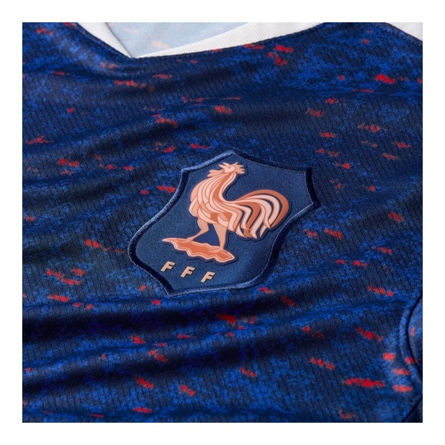 Camisa Seleção França I 25/26 - Torcedor Nike Masculina - Azul com detalhes em vermelho