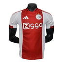 Camisa Ajax I 25/26 - Jogador Adidas Masculina - Vermelha e branca