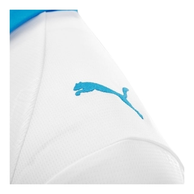 Camisa Olympique Marseille I 25/26 - Torcedor Puma Masculina - Branca e azul