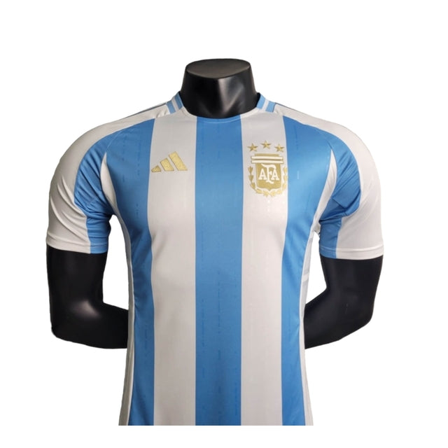 Camisa Seleção Argentina I 24/25 - Jogador Adidas Masculina - Branca e azul