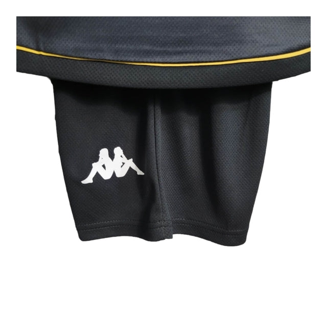 Kit Infantil Vasco da Gama I 23/24 - Kappa - Preto com detalhes em branco e amarelo