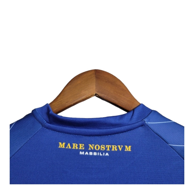 Kit Infantil Marseille II 23/24 - Puma - Azul com detalhes em branco