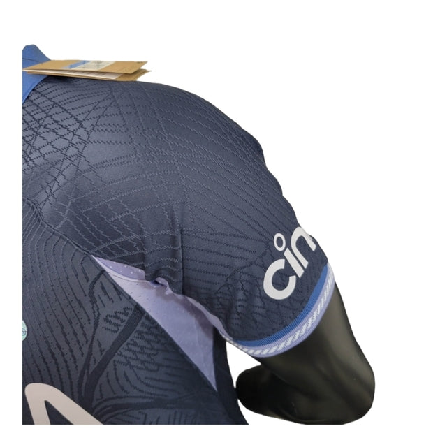 Camisa Tottenham II 23/24 - Jogador Nike Masculina - Azul com detalhes em roxo