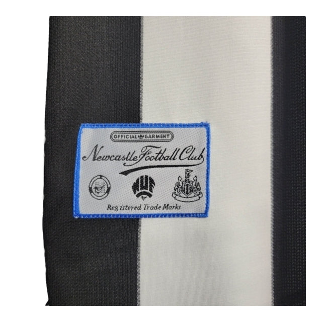 Camisa Newcastle Retrô 97/99 - Adidas Masculina - Branca com listras pretas