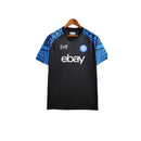 Camisa Napoli I Treino 23/24 - Torcedor EA7 Masculina - Preta com detalhes em azul