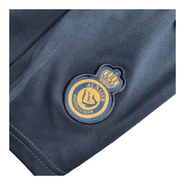 Kit Infantil Al-Nassr I Nike 23/24 - Azul com detalhes em dourado