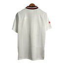 Camisa Retrô Manchester United 98/99 - Masculina Umbro - Branca com detalhes em preto e vermelho