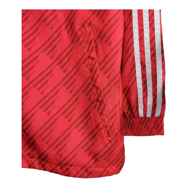 Jaqueta Corta-Vento Manchester United 23/24 - Masculina Adidas - Vermelha