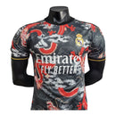 Camisa Edição especial Real Madrid 24/25 - Jogador Adidas Masculina - Preta com detalhes em vermelho e cinza