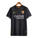 Camisa Retrô Barcelona III 13/14 - Masculina Nike - Preta com detalhes em amarelo e vermelho