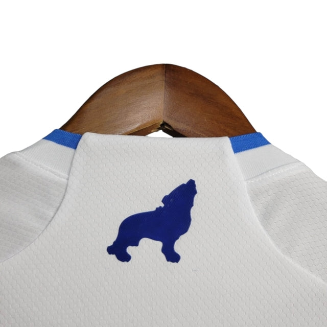 Camisa Paysandu I 24/25 -  Lobo Feminina - Branca com detalhes em azul
