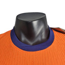 Camisa Seleção da Holanda I 24/25 - Jogador Nike Masculina - Laranja com detalhes em azul