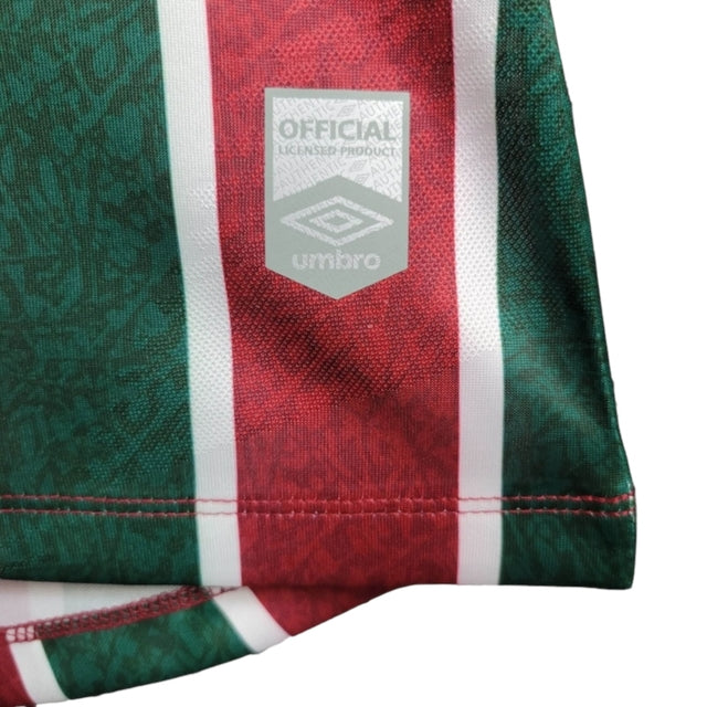 Camisa Fluminense I 24/25 -  Umbro Feminina - Verde e vermelha