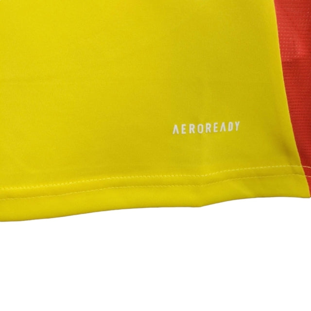 Camisa Colômbia I 24/25 - Torcedor Adidas Masculina - Amarela com detalhes em laranja