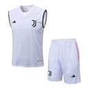 Kit Treino adulto - Camisa e Shorts - Juventus Adidas 23/24 - Branco