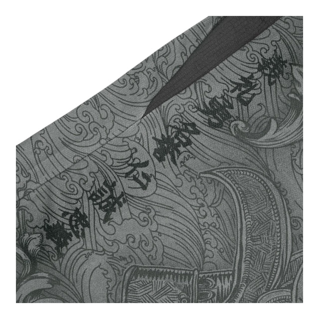 Camisa Napoli III 24/25 - Torcedor EA7 Masculina - Cinza com detalhes em azul e preto