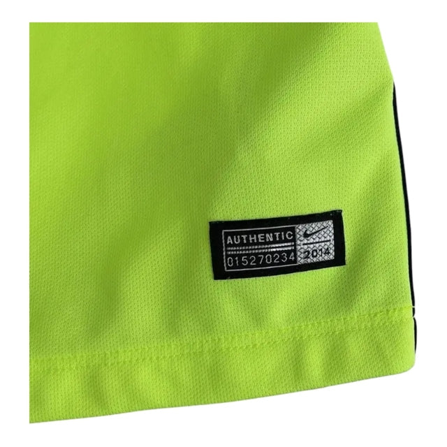 Camisa Retrô Barcelona III 2014/15 - Masculina Nike - Verde com detalhes em azul