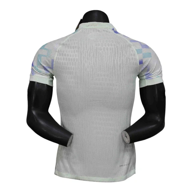 Camisa Inter de Milão II 25/26 - Jogador Nike Masculina - Branca com detalhes em azul e verde