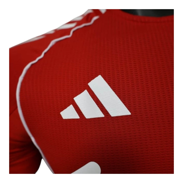 Camisa Liverpool I 24/25 - Jogador Adidas Masculina - Vermelha com detalhes em branco