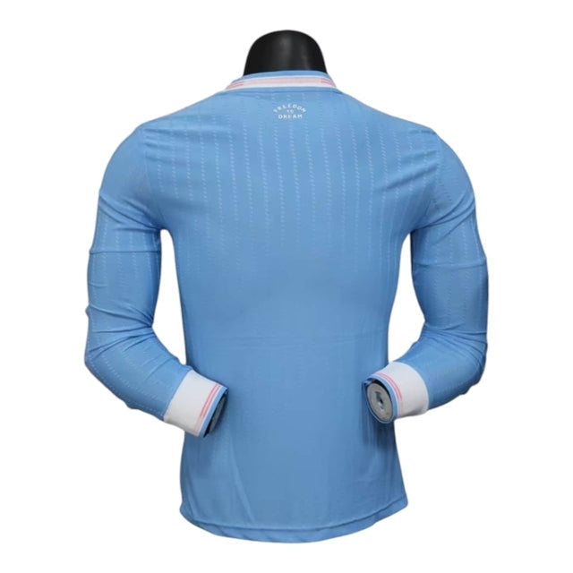 Camisa Inter Miami III 25/26 manga longa - Jogador Adidas Masculina - Azul