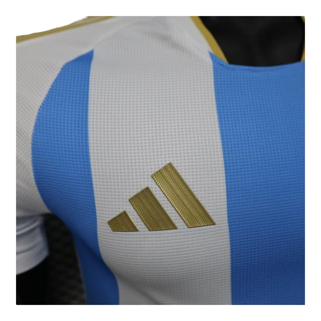 Camisa Seleção Argentina I 25/26 - Jogador Adidas Masculina - Branca e azul