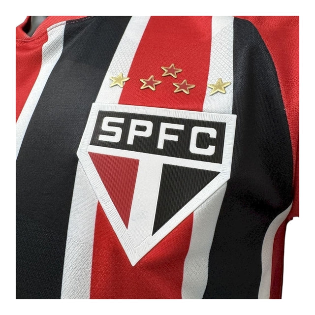 Camisa São Paulo II 25/26 - Jogador New Balance Masculina - Vermelha e preta