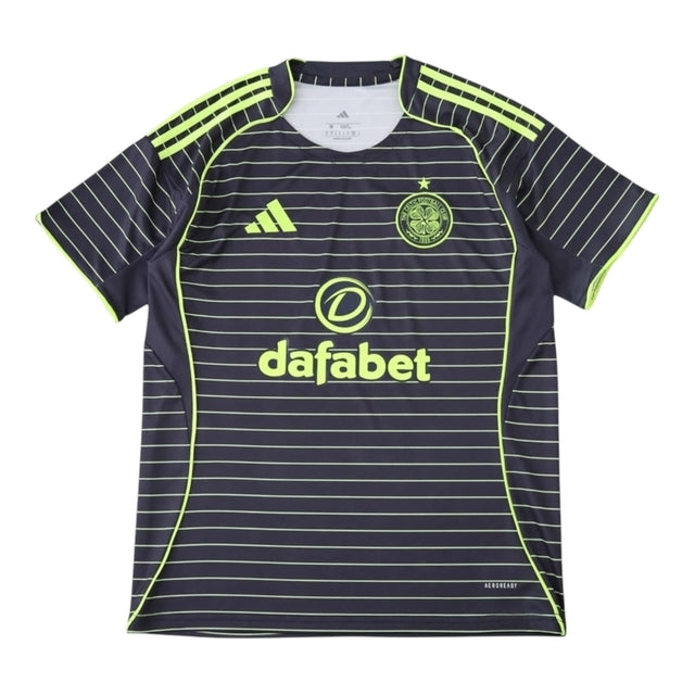 Camisa Celtic II 25/26 - Torcedor Adidas Masculina - Cinza com detalhes em verde