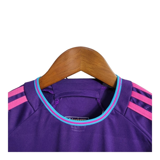 Kit Infantil Charlotte II - Adidas - Roxo com detalhes em azul e rosa