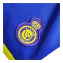 Kit Infantil Al-Nassr I 22/23 - Amarelo com detalhes em azul