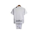 Kit Infantil AC Milan II 23/24 - Puma - Branco com detalhes em vermelho e preto