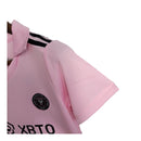 Kit Infantil Inter Miami CF I 23/24 - Adidas - Rosa com detalhes em preto