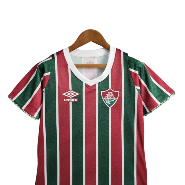 Camisa Fluminense I 24/25 -  Umbro Feminina - Verde e vermelha
