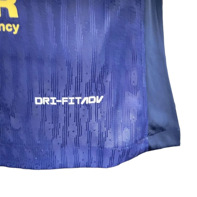 Camisa Barcelona I 24/25 - Jogador Nike Masculina - Azul e vermelha