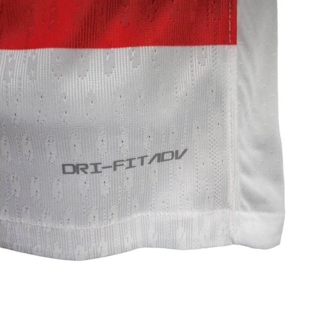Camisa Seleção da Croácia I 24/25 - Jogador Nike Masculina - Branca e vermelha