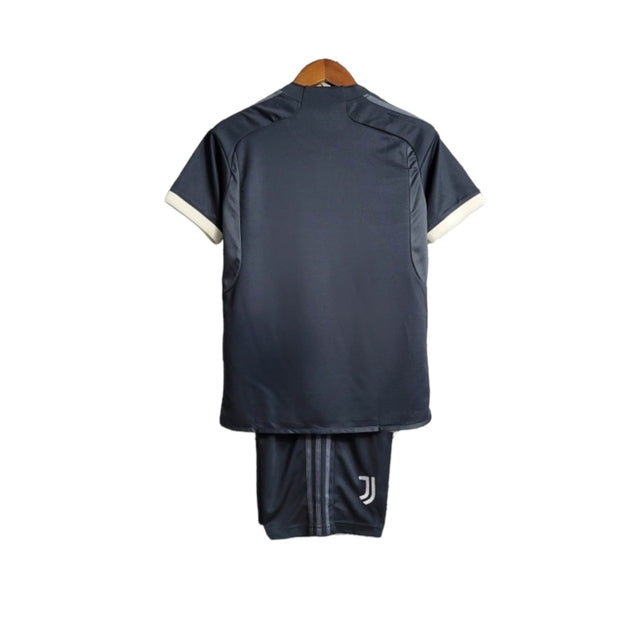 Kit Infantil Juventus III Adidas 23/24 - Preto