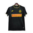 Camisa Retrô Inter de Milão II 1919/1920 - Masculina Nike - Preta com detalhes em cinza e amarelo