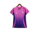 Camisa Seleção da Alemanha II 24/25 -  Adidas Feminina - Rosa com detalhes em roxo