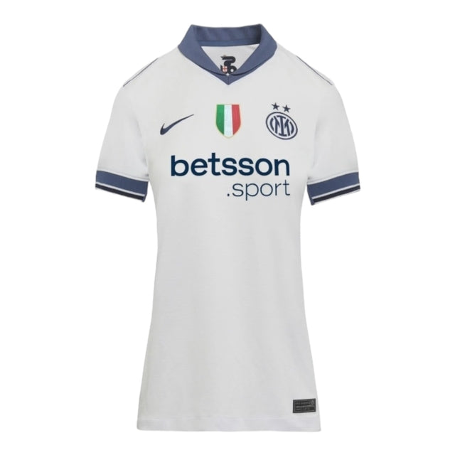 Camisa Inter de Milão II 24/25 -  Nike Feminina - Branca com detalhes em azul