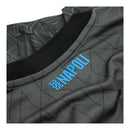 Camisa Napoli III 24/25 - Torcedor EA7 Masculina - Cinza com detalhes em azul e preto